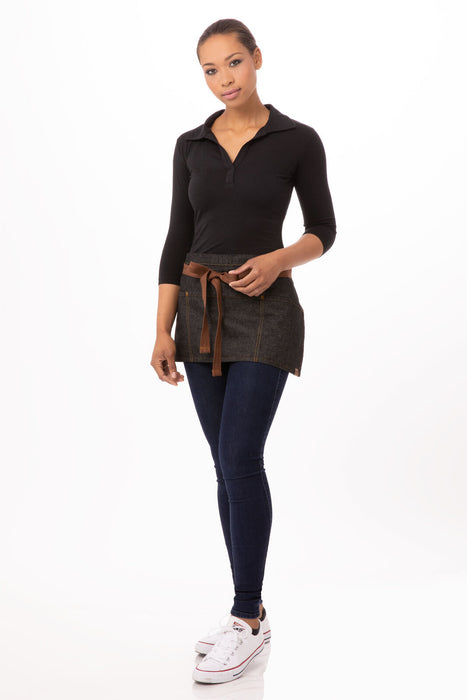 Chef works Memphis Waist Apron- Black