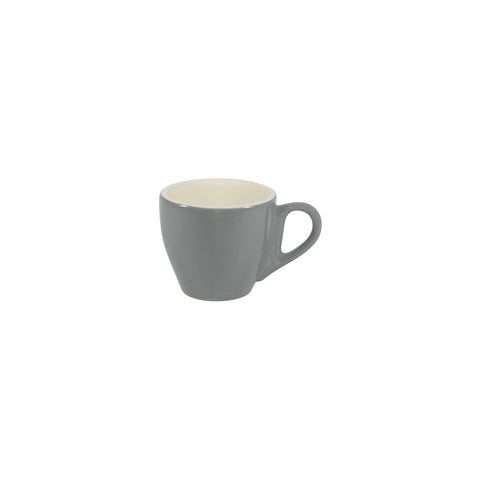 BREW-FRENCH GREY/WHITE ESPRESSO CUP 90ml Box of 6