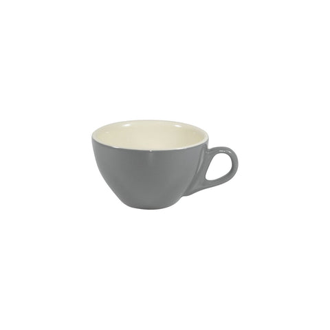 BREW-FRENCH GREY/WHITE CAPPUCCINO CUP 220ml Box of 6