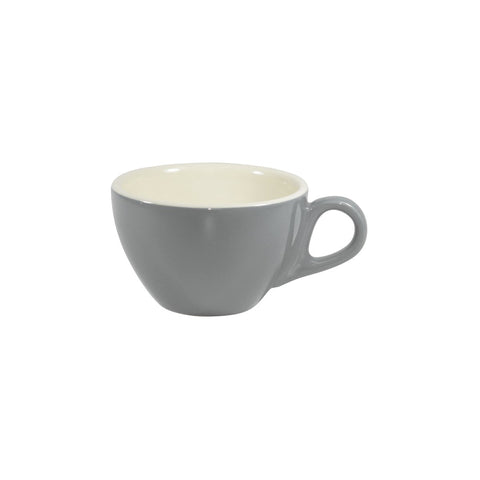 BREW-FRENCH GREY/WHITE LATTE CUP 280ml Box of 6
