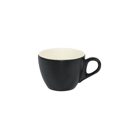 BREW-SMOKE/WHITE MATT LARGE FLAT WHITE CUP 220ml Box of 6