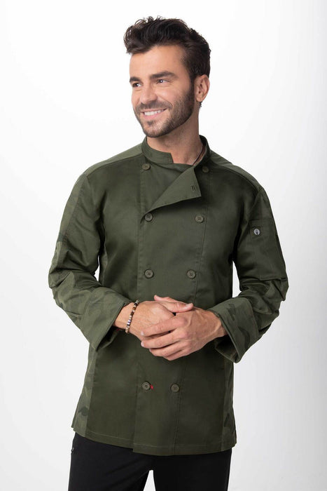 Chef Works Men's Mojave Chef Jacket- Green