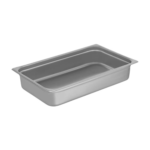 CHEF INOX GASTRONORM PAN 18/10 1/1 SIZE 530x325x100mm