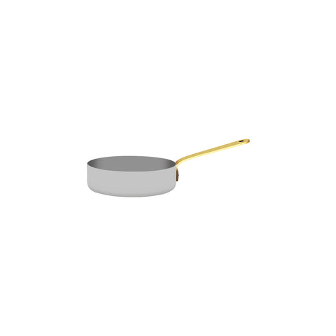 CHEF INOX MINIATURE FRYPAN w/BRASS HDL 120x35mm18/10