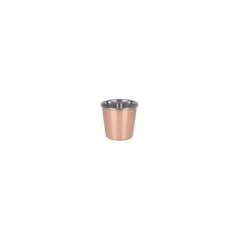 CHEF INOX MINIATURE COPPER POT S/S INTERIOR 65x65mm