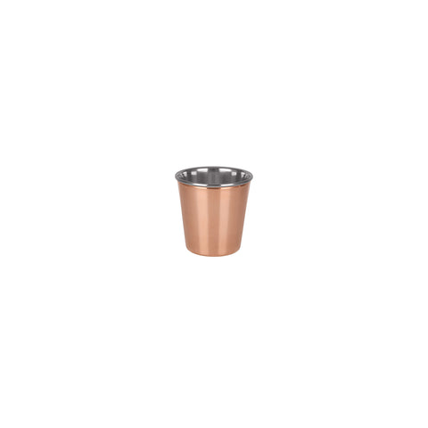 CHEF INOX MINIATURE COPPER POT S/S INTERIOR 100x100mm