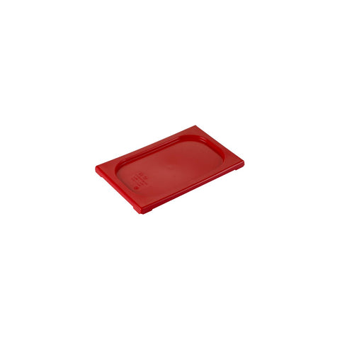 LID-POLYPROP GN 1/4 RED