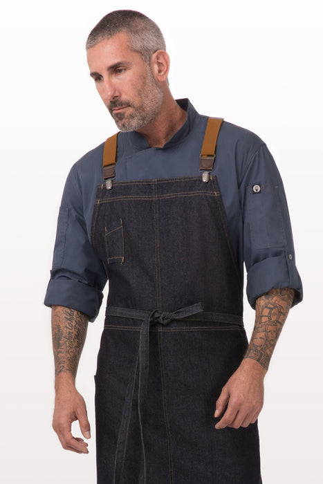 Chef Works Berkeley Apron Suspenders- Desert Sand