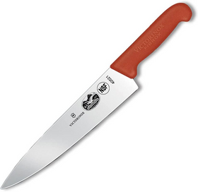 Victorinox Cooks - Carving Knife,25cm,Fibrox - Red